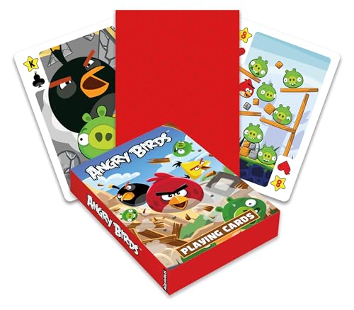 AQUARIUS Angry Birds Spielkarten – Angry Birds Themed Deck of Cards für Ihre Lieblingskartenspiele – Offiziell lizenzierte Angry Birds Merchandise & Sammlerstücke AQUARIUS Angry Birds Spielkarten – Angry Birds Themed Deck of Cards für Ihre Lieblingskartenspiele – Offiziell lizenzierte Angry Birds Merchandise & Sammlerstücke von AQUARIUS