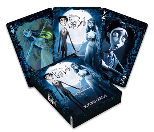 AQUARIUS Corpse Bride Spielkarten – Kartendeck mit "Corpse Bride"-Motiv für Ihre Lieblingskartenspiele – Offiziell lizenzierte Corpse Bride Merchandise & Sammlerstücke von AQUARIUS