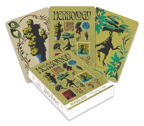 AQUARIUS Harry Potter Herbology Spielkarten – Harry Potter Themed Deck of Cards für Ihre Lieblingskartenspiele – Offiziell lizenzierte Harry Potter Merchandise & Sammlerstücke von AQUARIUS