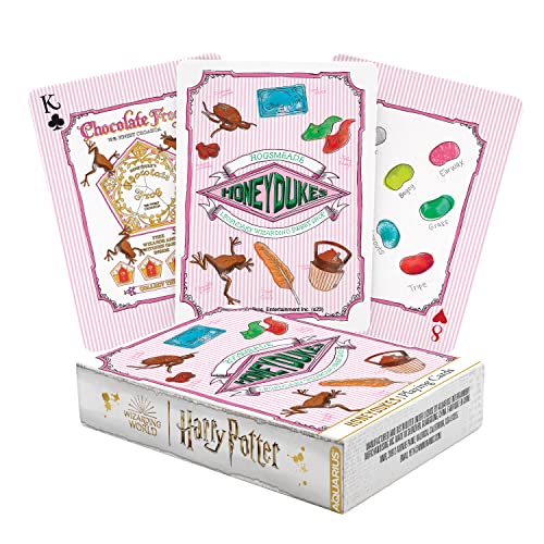 AQUARIUS Harry Potter Honey Dukes Spielkarten – Harry Potter Themed Deck of Cards für Ihre Lieblingskartenspiele – Offiziell lizenzierte Harry Potter Merchandise & Sammlerstücke von AQUARIUS