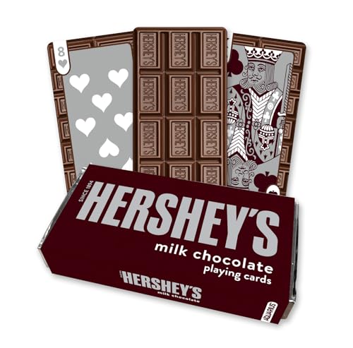 AQUARIUS Hershey's Chocolate Bar Premium Spielkarten – Hershey's Themed Kartendeck für Ihre Lieblingskartenspiele – Offiziell lizenzierte Hershey's Merchandise & Sammlerstücke AQUARIUS Hershey's Chocolate Bar Premium Spielkarten – Hershey's Themed Kartendeck für Ihre Lieblingskartenspiele – Offiziell lizenzierte Hershey's Merchandise & Sammlerstücke von AQUARIUS