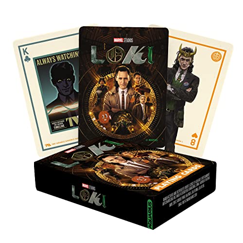 AQUARIUS Marvel Comics Loki Spielkarten - Loki Themed Deck of Cards for Your Favorite Card Games - Officially Licensed Marvel Comics Merchandise & Collectibles von AQUARIUS