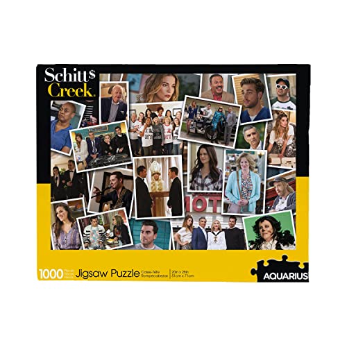 AQUARIUS Schitt's Creek Collage Puzzle (1000 Piece Jigsaw Puzzle) - Glare Free - Precision Fit - Officially Licensed Schitt's Creek Merchandise & Collectibles - 28 x 22 Inches von AQUARIUS