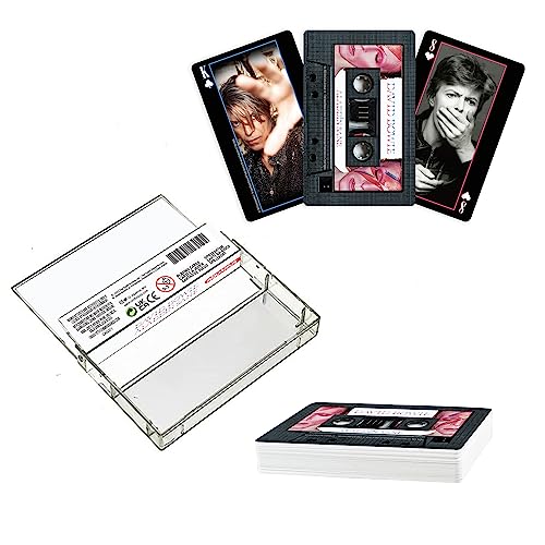 AQUARIUS David Bowie-Kassette, Premium-Spielkarten – David Bowie-Themen-Deck mit Karten für Ihre Lieblingskartenspiele – Offiziell Lizenziertes David Bowie-Merchandise-Produkt und Sammlerstücke von AQUARIUS