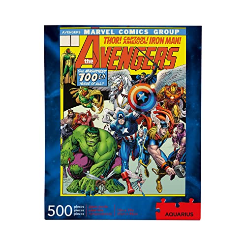 Aquarius Marvel Avengers Cover 500 Pc Puzzle, Multicolor Aquarius Marvel Avengers Cover 500 Pc Puzzle, Multicolor von AQUARIUS