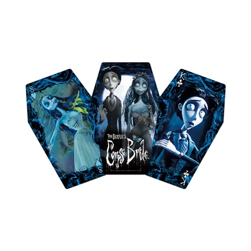 Aquarius Premium-Spielkarten in Form einer Leichenbraut – Kartendeck mit "Corpse Bride"-Motiv für Ihre Lieblingskartenspiele – Offiziell lizenzierte Corpse Bride Merchandise & Sammlerstücke von AQUARIUS