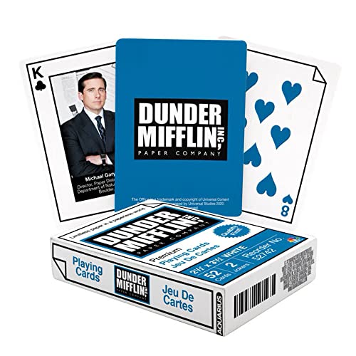 NMR Distribution The Office Dunder Mifflin Spielkarten | 52 Kartendeck + 2 Joker von AQUARIUS