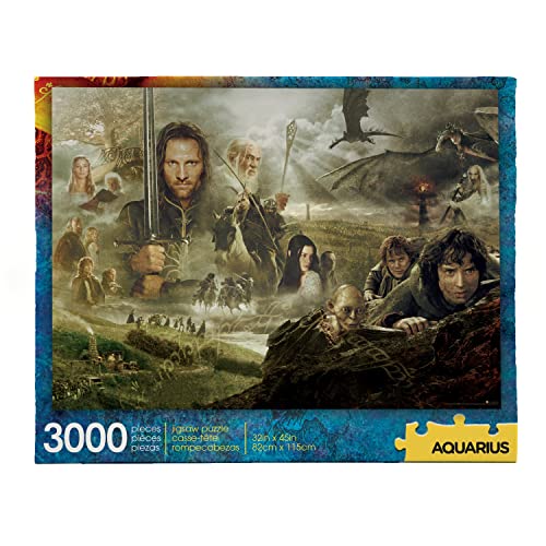 The Lord of the Rings 68520 Puzzle 3000P 81X114Cm, Multicolor, One Size von AQUARIUS