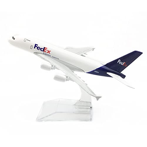 ARCADORA Flugzeug 16 cm Modell für Federal Express A380 1:400 Flugzeugbausätze für Sammlung und Geschenk von ARCADORA