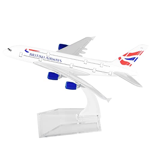 ARCADORA Maßstab 1:400 British Airways A380 Flugzeugmodell Legierung Modell Druckguss Flugzeug Modell für Sammlung von ARCADORA