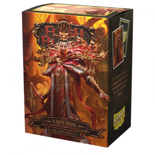 ARCANETI 90699 Sleeves: Dragon Shield Limited Edition Matte Art: Flesh and Blood: Emperor (100) Cardgame von Arcane Tinmen