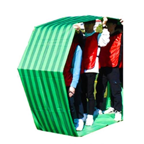 ARHEORMUH Field Day Teamwork Game Laufmatte, Große Gruppenaktivitäten Spiele Rollbare Laufmatten, Mit Reisetasche(Green,Adult-20M/26FT) von ARHEORMUH