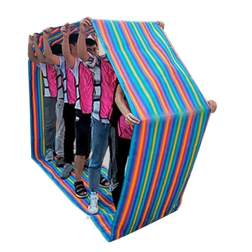 ARHEORMUH Field Day Teamwork Game Laufmatte, Indoor Outdoor Gruppenaktivitäten Lustige Laufspiele Rolling Run Mat, for 2-18 Personen(Adult-20M/26FT) von ARHEORMUH