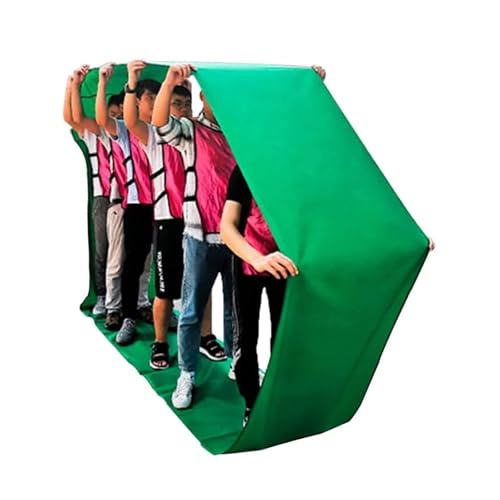 ARHEORMUH Field Day Teamwork Game Laufmatte for Erwachsene Und Kinder, Gruppenaktivitäten, Spiele Im Freien, Rasenpartyspiele, Spiel-Laufmatte(Blue,Adult-20M/26FT) von ARHEORMUH