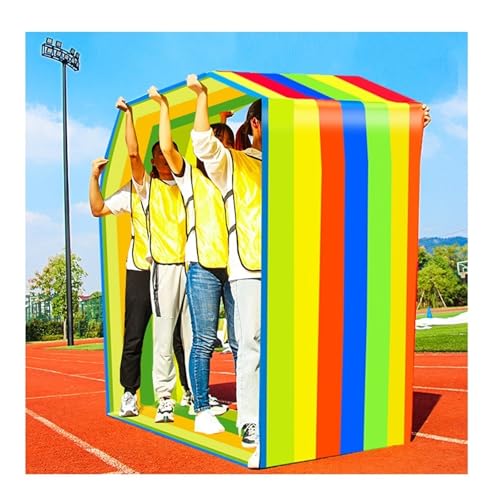 ARHEORMUH Laufmatte for Teambuilding-Spiele, Laufmatten for Field Day-Team-Zusammenarbeitsspiele, Eltern-Kind-Spiele for Erwachsene Und Kinder(Adult-6M/20FT) von ARHEORMUH