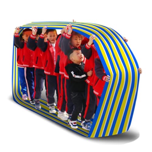 ARHEORMUH Laufmatten for Outdoor-Aktivitäten Im Kindergarten, Spiel Zur Sensorischen Koordination Und for Training des Gleichgewichts, Spiel Zur Teamarbeit(Kids-4M/13FT) von ARHEORMUH