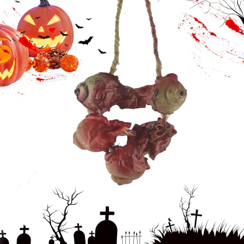 Blutige tote Körperteile – gruselige blutige gebrochene Körperteile | Halloween- Blut Hand Wand | Gefälschte menschliche Hände Füße Set | Halloween Körperteile | Gruselige künstliche von ARIOU