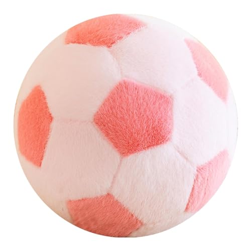 Gefüllter Fußball – Fußball-Plüsch-Kinderspielzeug | Fußball Stofftier | Gefüllte Fußballspielzeugpuppe Für Kinder | Weiches Und Flauschiges Dekorationswerkzeug Für Arbeitsbereich, Wohnzimmer, Schlafz von ARIOU