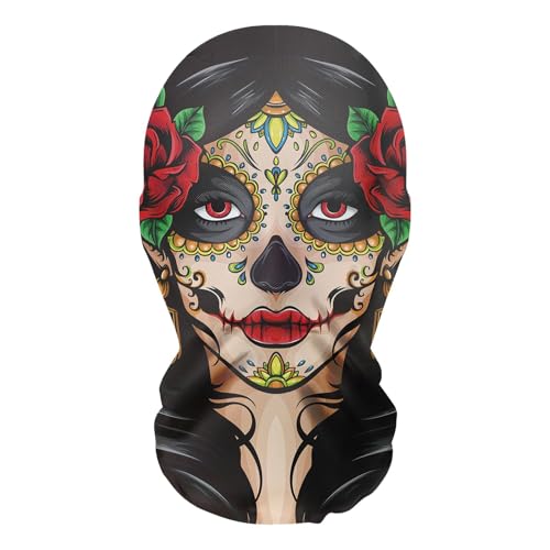 Halloween-Horror-Maske, Horror-Maske, böser Geist, Netzmaske mit atmungsaktivem Design, böser Geistermaske, Halloween-Erwachsenenkostüm für Urlaub, Requisiten von ARIOU