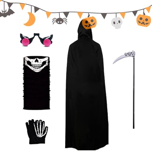 Halloween-Kostüme Umhänge – Kinder-Halloween-Kostüm-Set | Halloween Cosplay Kostüm Requisiten | Gruselige Halloween-Kostüme Für Kinder, Umhänge-Set | Halloween-Cosplay-Kostüm-Requisiten Für Maskerade, von ARIOU