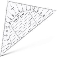 ARISTO AR1550 Geodreieck 16 cm transparent, biegsam, ohne Facette von ARISTO