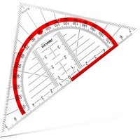 ARISTO AR23001 College Geometrie Dreieck 16 cm ohne Griff, Facette, Tuschenoppen von ARISTO