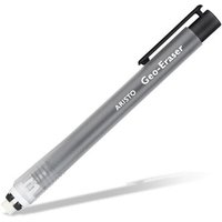 ARISTO AR87190 Radierstift Geo-Eraser transparent-schwarz, 12 cm PVC-frei von ARISTO