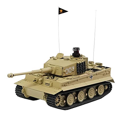 ARKMODEL 1/16 German Tiger I Late Production Michael Wittmann RC RTR Tank Standard Yellow von ARKMODEL