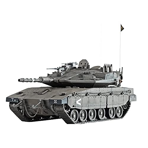 ARKMODEL 1/16 Merkava Israel Main Battle Tank RC RTR Military Army Tanks Model No.6617 (Upgraded Version: RTR with CSTK16 VCU+I6S RC+2D+Slip Ring+Super Smoking System+Master Painting/Old Weathering) von ARKMODEL