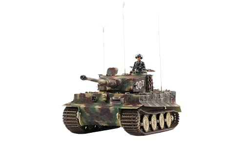 ARKMODEL 1:16 German Tiger I Late RTR Tank Master Camouflage Weathering+Figure+zimmerit + Metal Barrel+ Muzzle von ARKMODEL