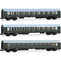 ARNOLD 80214759 N 3-tlg. Set OSShD Typ B Reisezugwagen, DR, Ep. III von ARNOLD