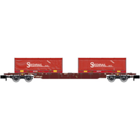 ARNOLD 80215916 N 4-achs. Containerwagen Sgnss mit 2 x 22' Container „Spedirail", FS, Ep. VI von ARNOLD