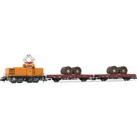 ARNOLD HN2300 N Zug-Set V60D mit zwei Flachwagen, DB, Ep. V von ARNOLD