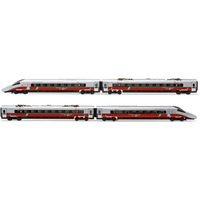 ARNOLD HN2473S FS, 4-tlg. Set el. Triebzug Reihe ETR 610,“AV Frecciargento”-Lackierung, Ep. VI, mit DCC-Sounddecoder von ARNOLD