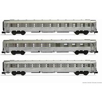 ARNOLD HN4336 N 3er Set DEV Inox Wagen A9 + A5 Barwagen + B10, SNCF, Ep. III von ARNOLD