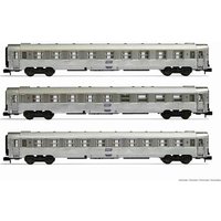 ARNOLD HN4338 N 3er Set DEV Inox Wagen A9 + A5 Barwagen + B10, SNCF, Ep. IV von ARNOLD