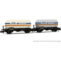 ARNOLD HN6603 N 2-tlg. Set 2-achs. Gaskesselwagen Zgs „Linde", DB, Ep. IV von ARNOLD