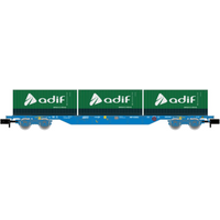 ARNOLD HN6651 N 4-achs. Containerwagen mit 3 x 20' Container „Adif", RENFE, Ep. VI von ARNOLD