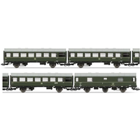 ARNOLD HN9510 TT4-tlg. Set "Reko-Wagen, 3 zweiachs. Wagen+ 1 Postwagen, DR, Ep. III von ARNOLD