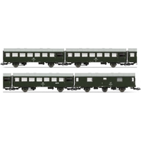 ARNOLD HN9512 TT 4-tlg. Set "Reko-Wagen, 3 zweiachs. Wagen + 1 Postwagen, DR, Ep. IV von ARNOLD