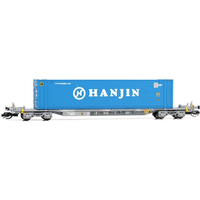 ARNOLD HN9753 TT Vierachsiger Containerwagen Sffgmss mit 45' Container „HANJIN“, TOUAX, Ep. VI von ARNOLD