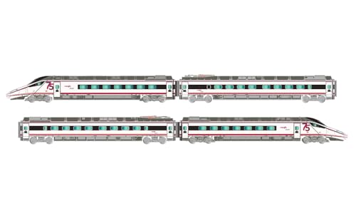 Arnold HN2578S RENFE, S-114, 4-teiliger Hochgeschwindigkeitstriebwagen „75. Jubiläum“, Folge. VI, mit DCC-Sounddecoder. Lokomotive – elektrisch Arnold HN2578S RENFE, S-114, 4-teiliger Hochgeschwindigkeitstriebwagen „75. Jubiläum“, Folge. VI, mit DCC-Sounddecoder. Lokomotive – elektrisch von ARNOLD