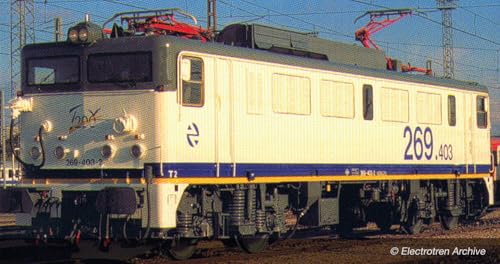 Arnold HN2592 RENFE Elektrolokomotive 269.400 Talgo 200 mit gelbem Streifen-Lackierung ep V Loco - elektrisch von ARNOLD