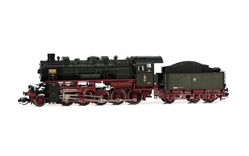 Arnold TT HN9066 KPEV, Dampflokomotive Baureihe 58.10-40, 3-Dom-Kessel, grün/braune Lackierung, Ep. Ich Lok – Dampf von ARNOLD