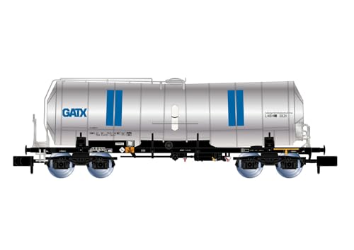 D-GATXD Tankwagen, 4 Achsen, isoliert, „Chrom“-Lackierung, „GATX“, Epoche VI, Verschieden von ARNOLD