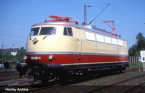 DB E 03 001 Elektrolokomotive, Einarm-Stromabnehmer, silberfarbenes Dach, Epoche III von ARNOLD