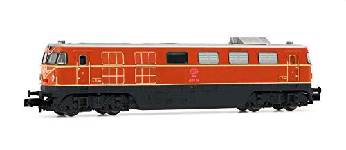 ÖBB 2050.02 Diesellokomotive Klasse 2050, orange lackiert mit kleinem Dreieck, Periode IV, mit DCC-Decoder von ARNOLD