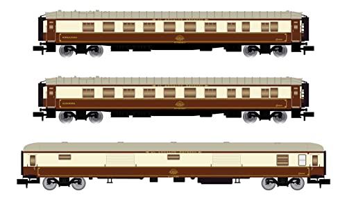 RENFE Personenwagen, Al-Andalus, 3 Stück, 2 x WR-Restaurants und 1 x DD-8100, Epoche IV von ARNOLD