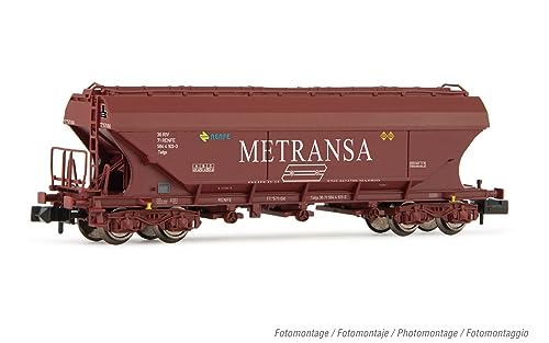 RENFE Silowagen TT5, oxidrote Lackierung „Metransa“, flache Seite, Epoche IV von ARNOLD