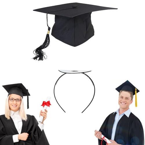 ARONRAVE Graduation Hat Holder 2024 Abschlusshutständer, Graduierungskappen Stirnband Abschluss Hut Hutstütze Graduation Cap Insert Headband Abschlussfeier Haarreifen Abschluss Zubehör von ARONRAVE